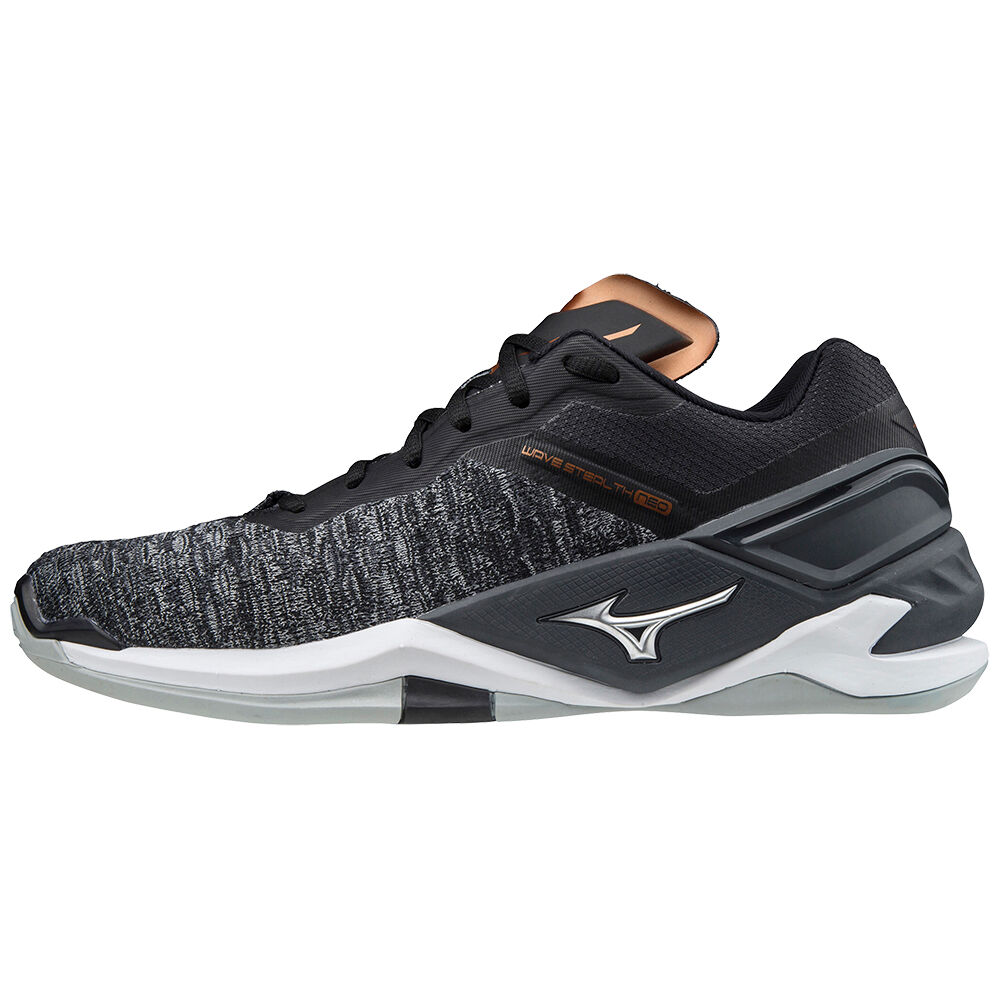 Mizuno Wave Stealth Neo Férfi Kézilabda Cipő Fekete/Fehér WXP631940